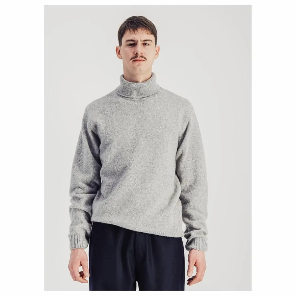 Pull Michel Laine Mérinos Superfine | Gris chiné