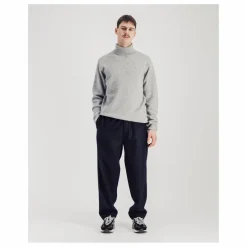 Pull Michel Laine Mérinos Superfine | Gris chiné