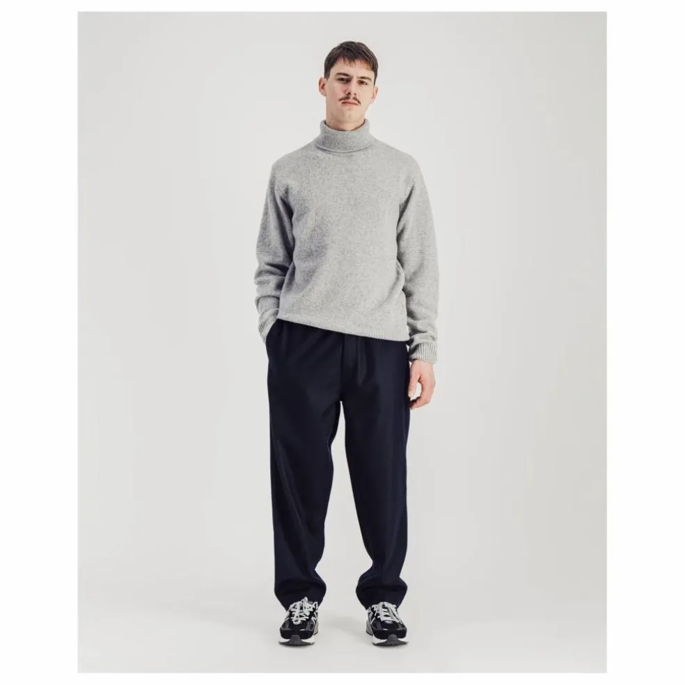 Pull Michel Laine Mérinos Superfine | Gris chiné