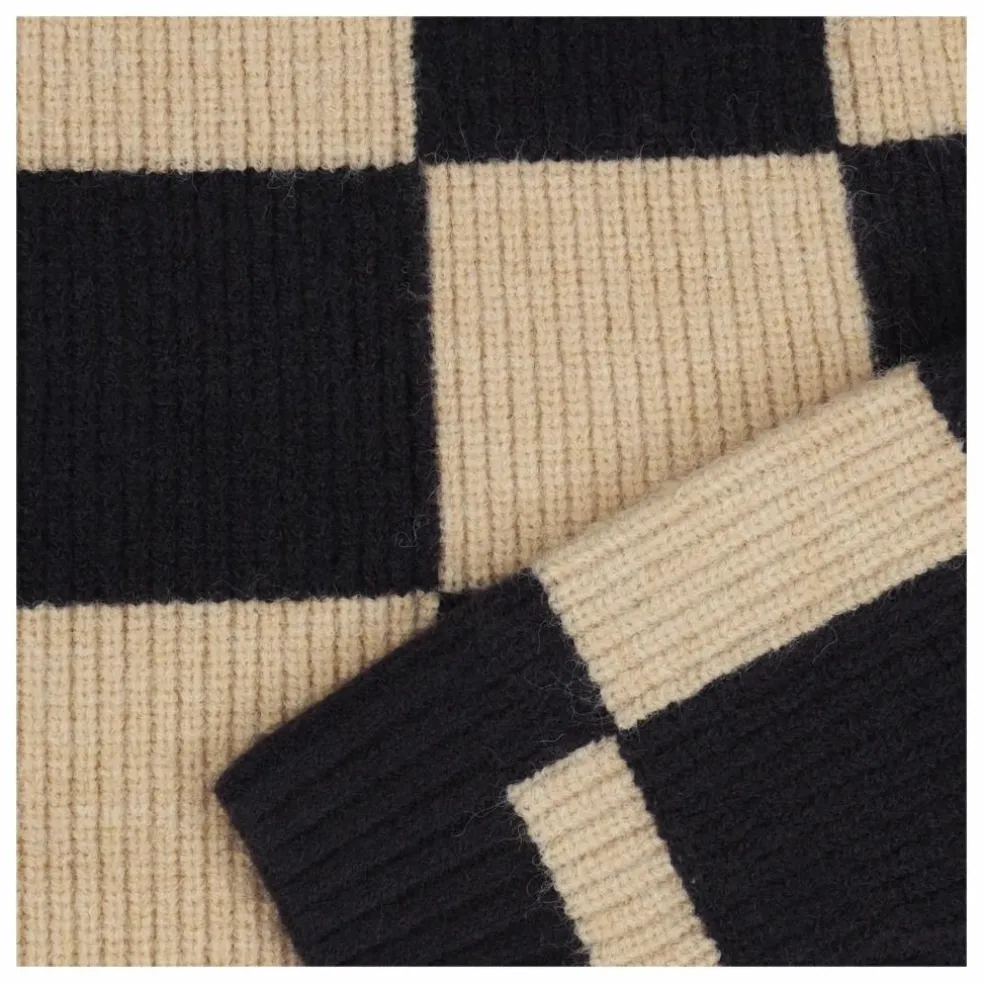 Pull Miles Damier | Noir