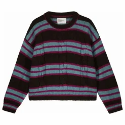 Pull Moove Rayé Super Kid Mohair | Marron