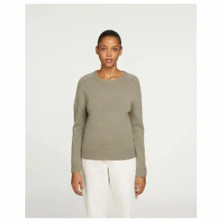 Pull Nanami Cachemire | Vert kaki chiné