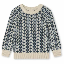 Pull Nova Nordic Coton Bio | Bleu