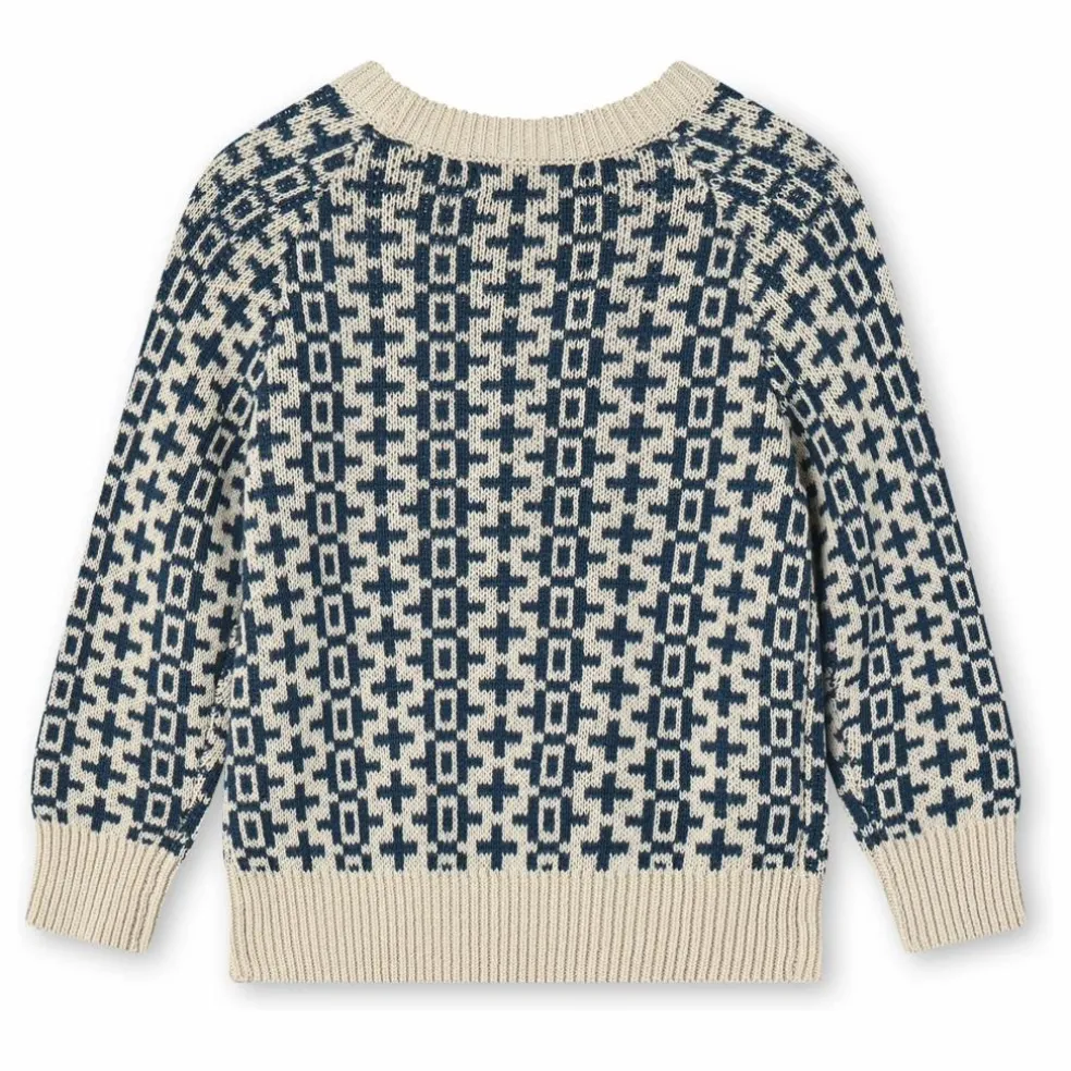 Pull Nova Nordic Coton Bio | Bleu