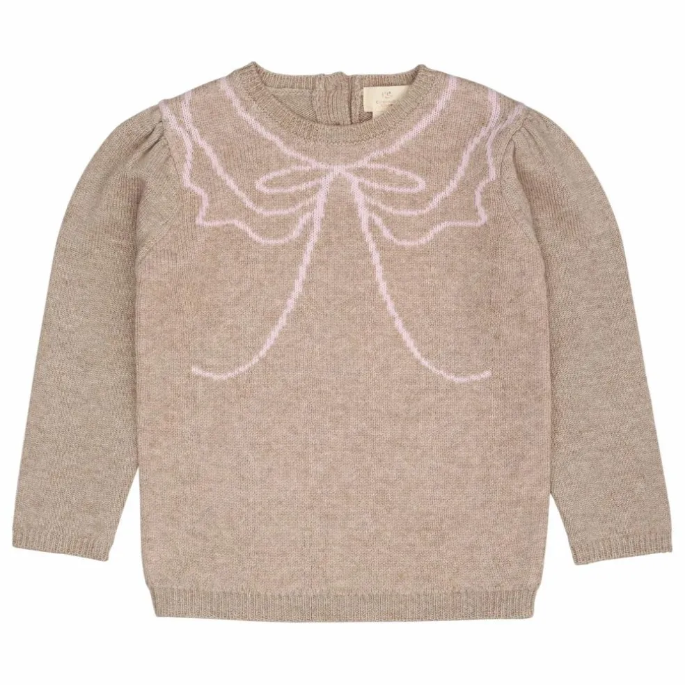 Pull Nœud Cachemire | Sable