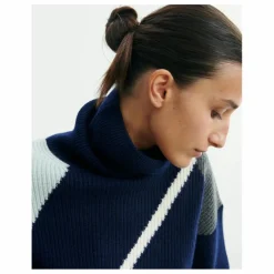 Pull Oversize Argyle Intarsia Cachemire | Bleu marine