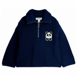 Pull Panda Coton Bio | Bleu