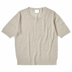 Pull Pointelle Maille Fine Laine Mérinos - Collection Femme | Ecru