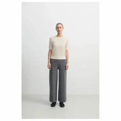 Pull Pointelle Maille Fine Laine Mérinos - Collection Femme | Ecru