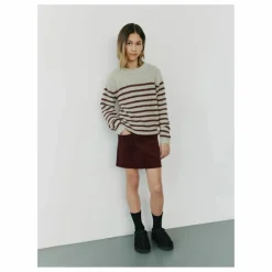 Pull Pollysy Rayé | Beige