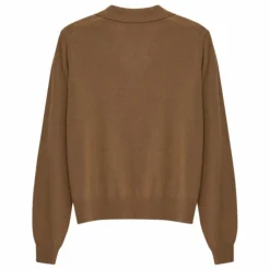 Pull Polo Agatha Laine Extra Fine Recyclée | Camel