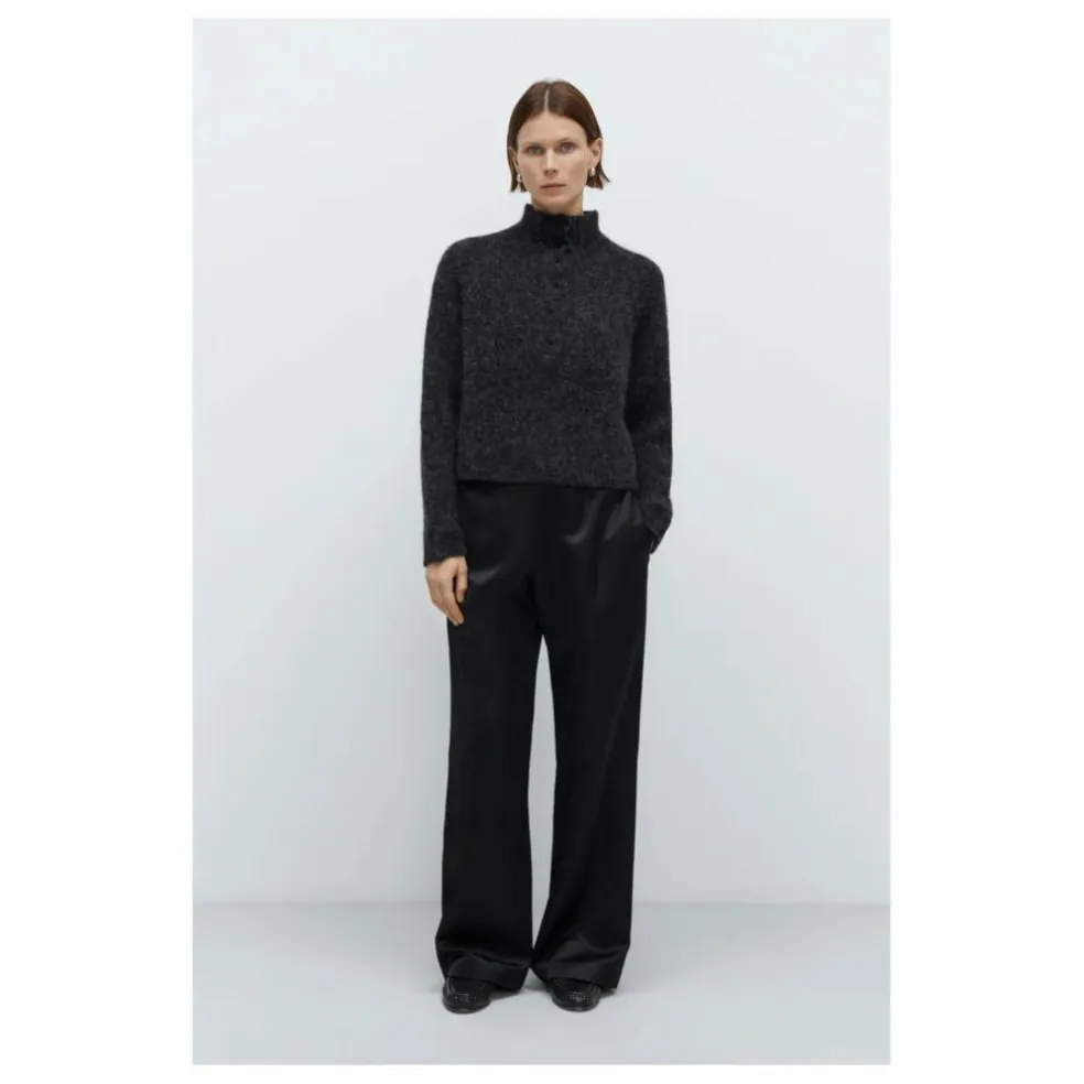 Pull Polo Baby Alpaga | Gris anthracite