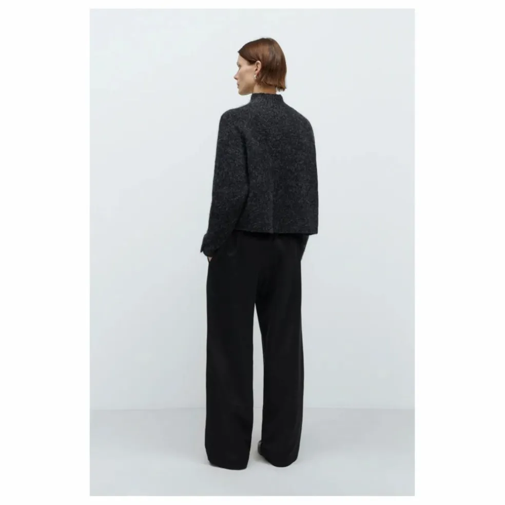 Pull Polo Baby Alpaga | Gris anthracite