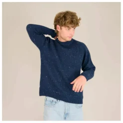 Pull Raglan Chunky Laine | Bleu foncé