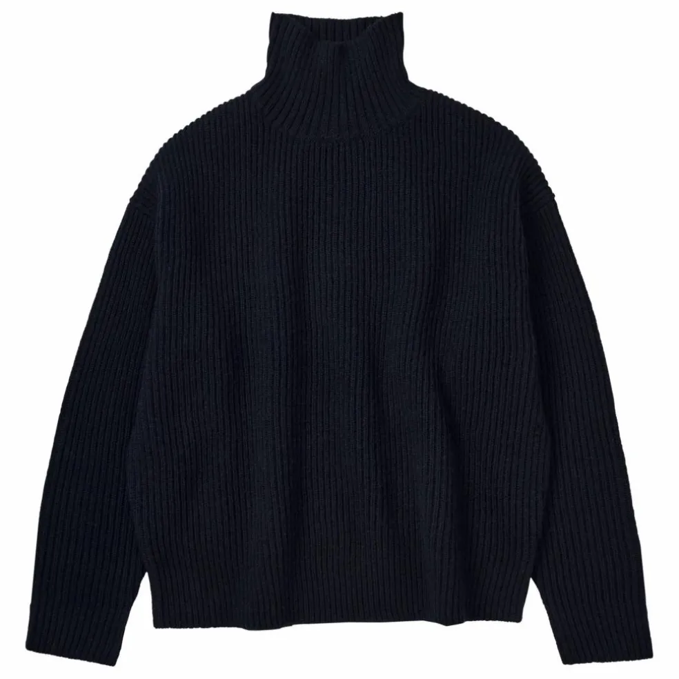 Pull Raw Laine - Collection Femme | Bleu marine