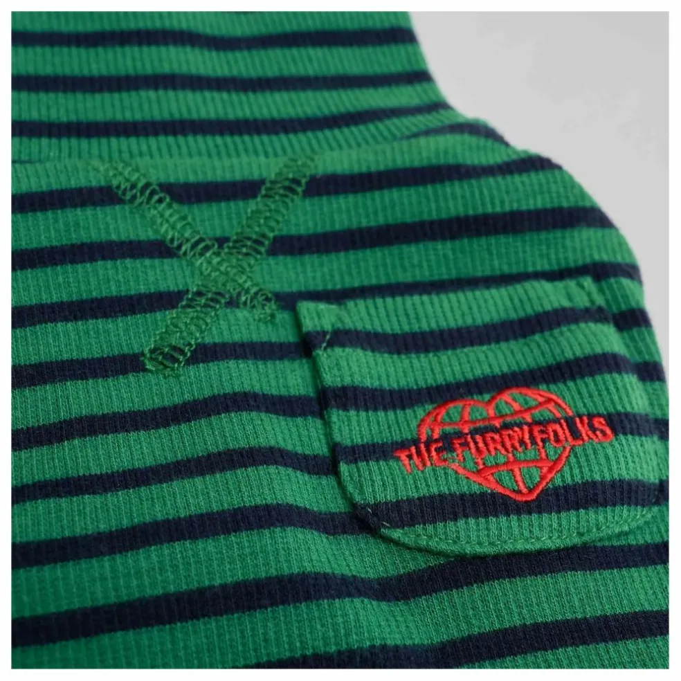 Pull rayé | Vert
