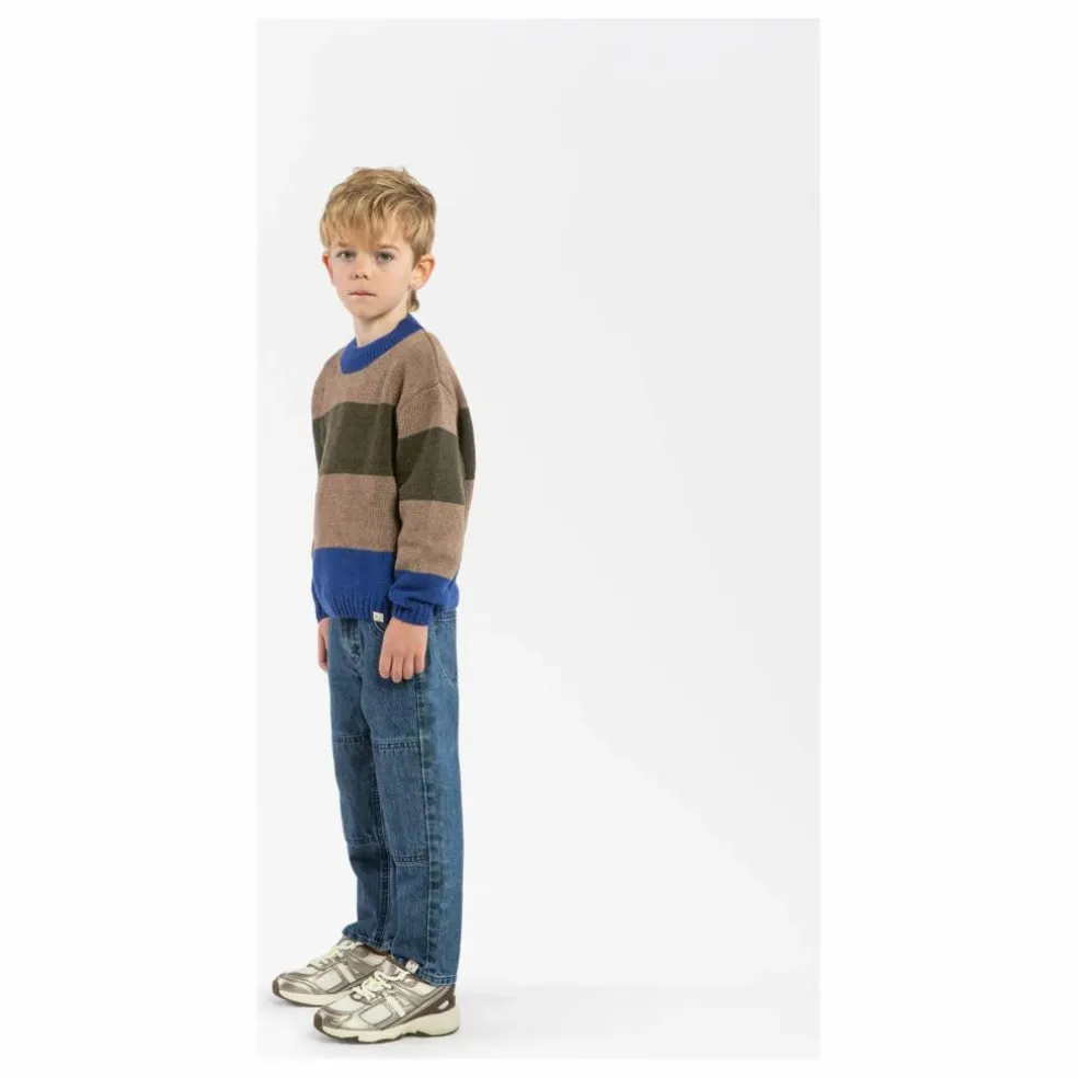 Pull Rayé Laine | Bleu