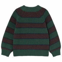 Pull Rayé Laine | Vert