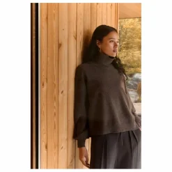 Pull Samm Laine Mérinos | Marron