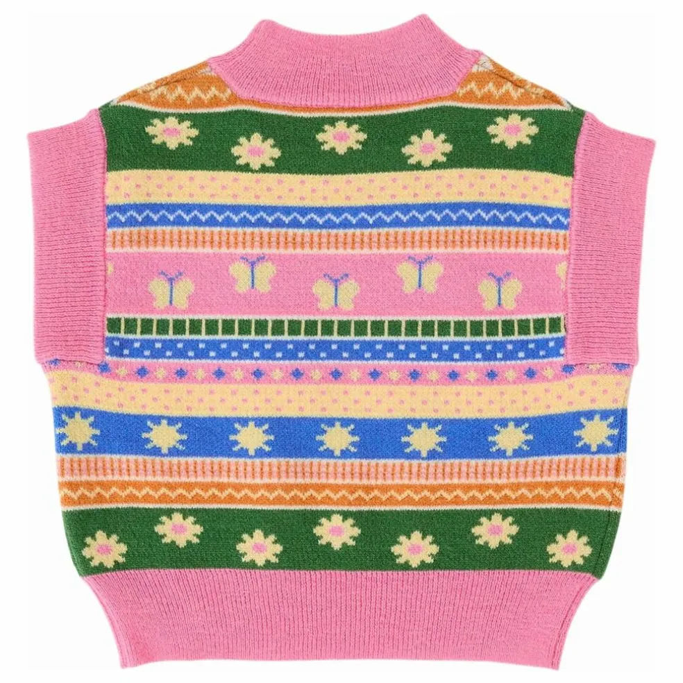 Pull Sans Manches Flutter By | Rose
