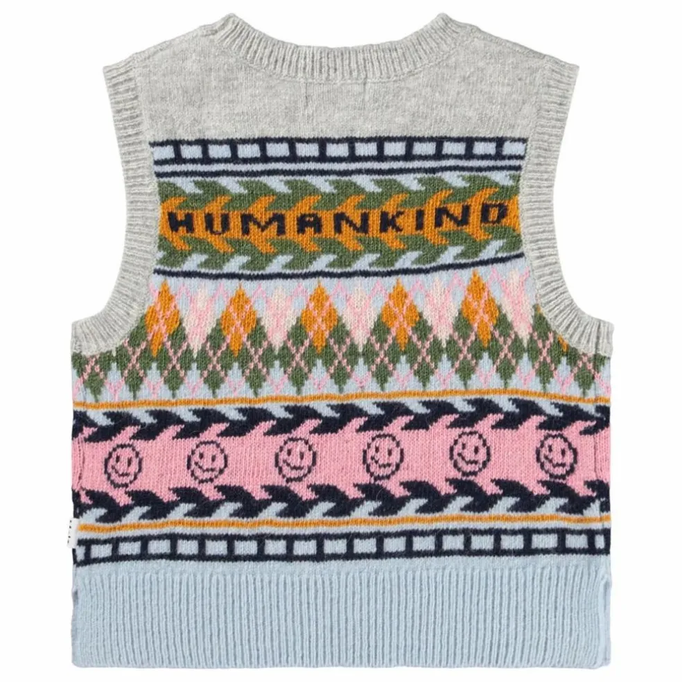Pull Sans Manches Grace Laine | Gris