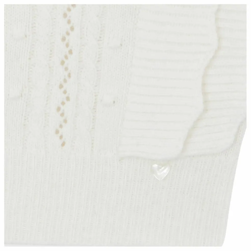 Pull Sans Manches Laine | Nacre