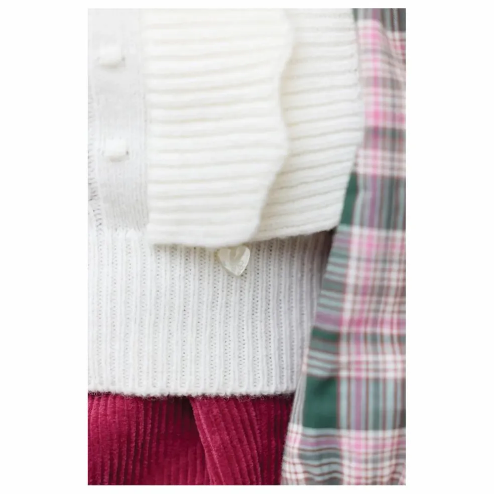 Pull Sans Manches Laine | Nacre