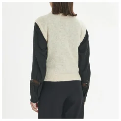 Pull Sans Manches Laine Vierge et Mohair | Ecru