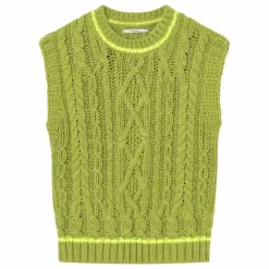 Pull Sans Manches Nest | Vert pistache