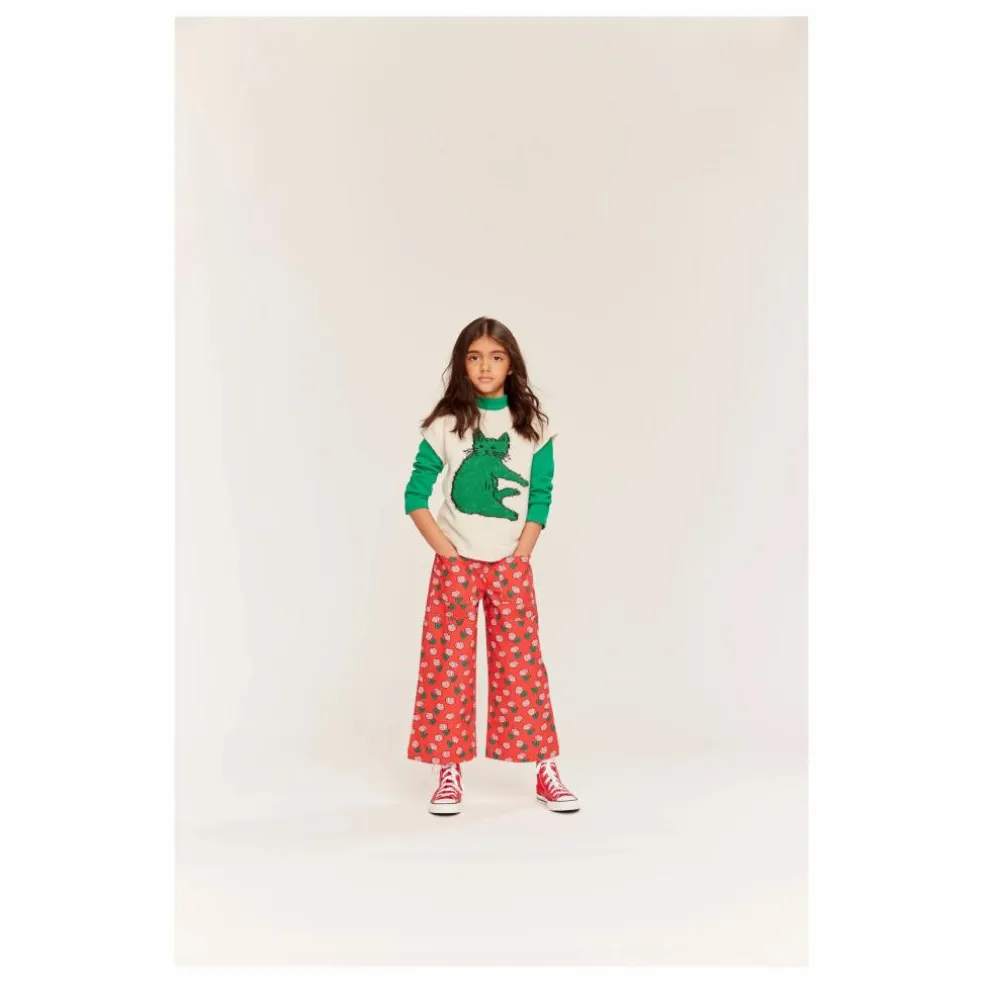 Pull Sans Manches Paws Laine | Ecru