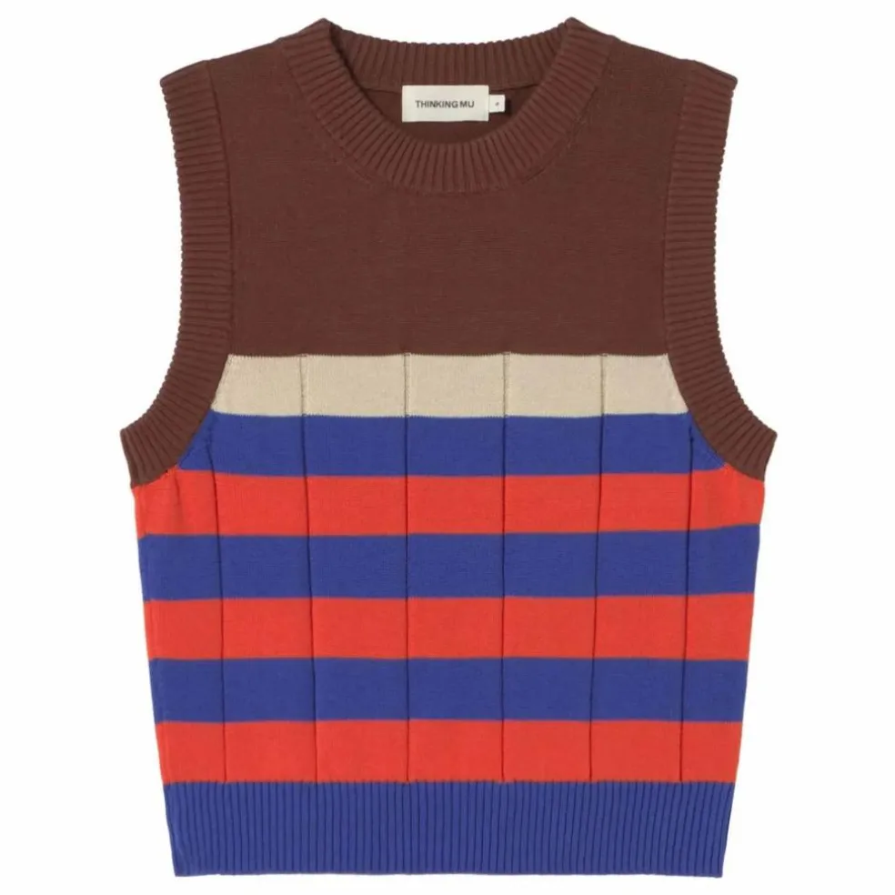 Pull Sans Manches Sherry Coton Bio | Marron