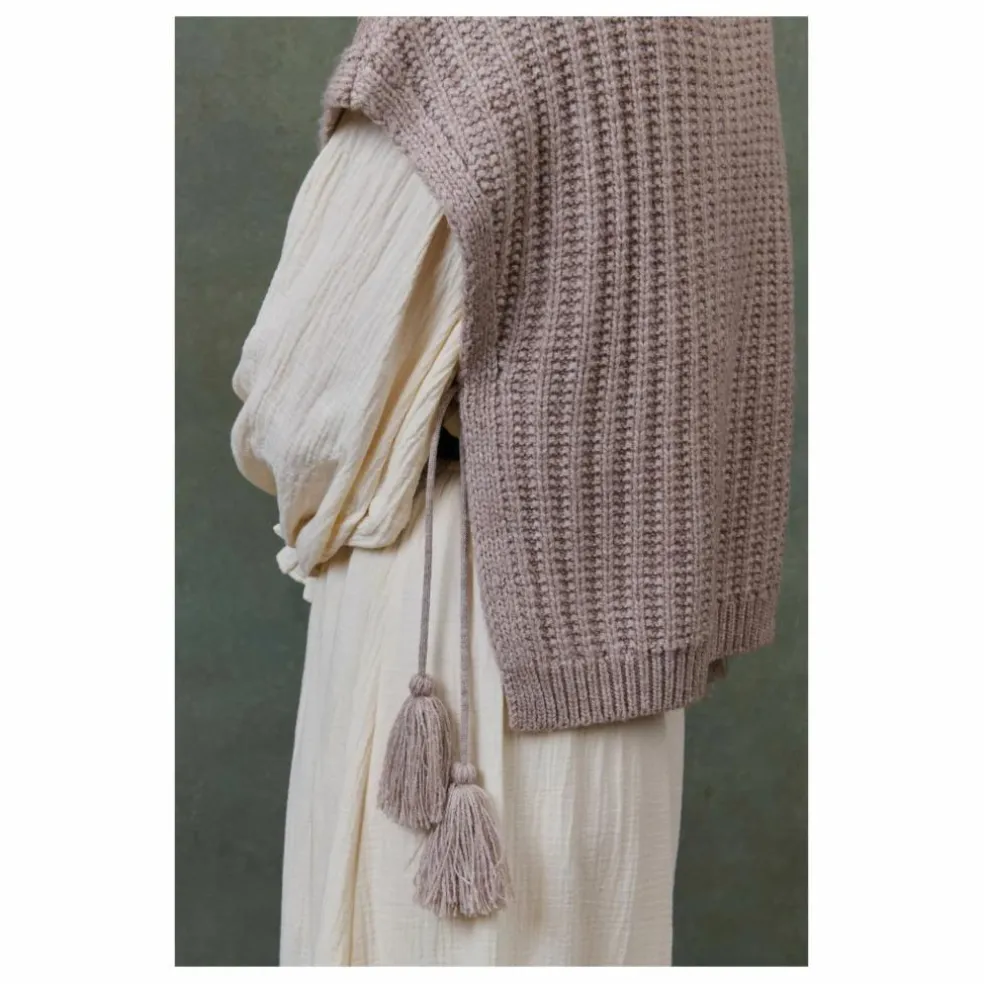 Pull Sans Manches Song - Collection Femme | Beige