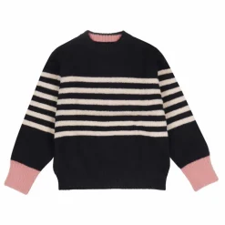Pull Sante Rayé | Bleu nuit