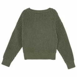 Pull Sienna Coton Bio | Vert kaki