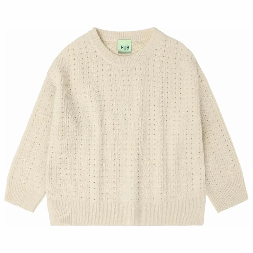 Pull Structuré Laine de Mérinos | Ecru