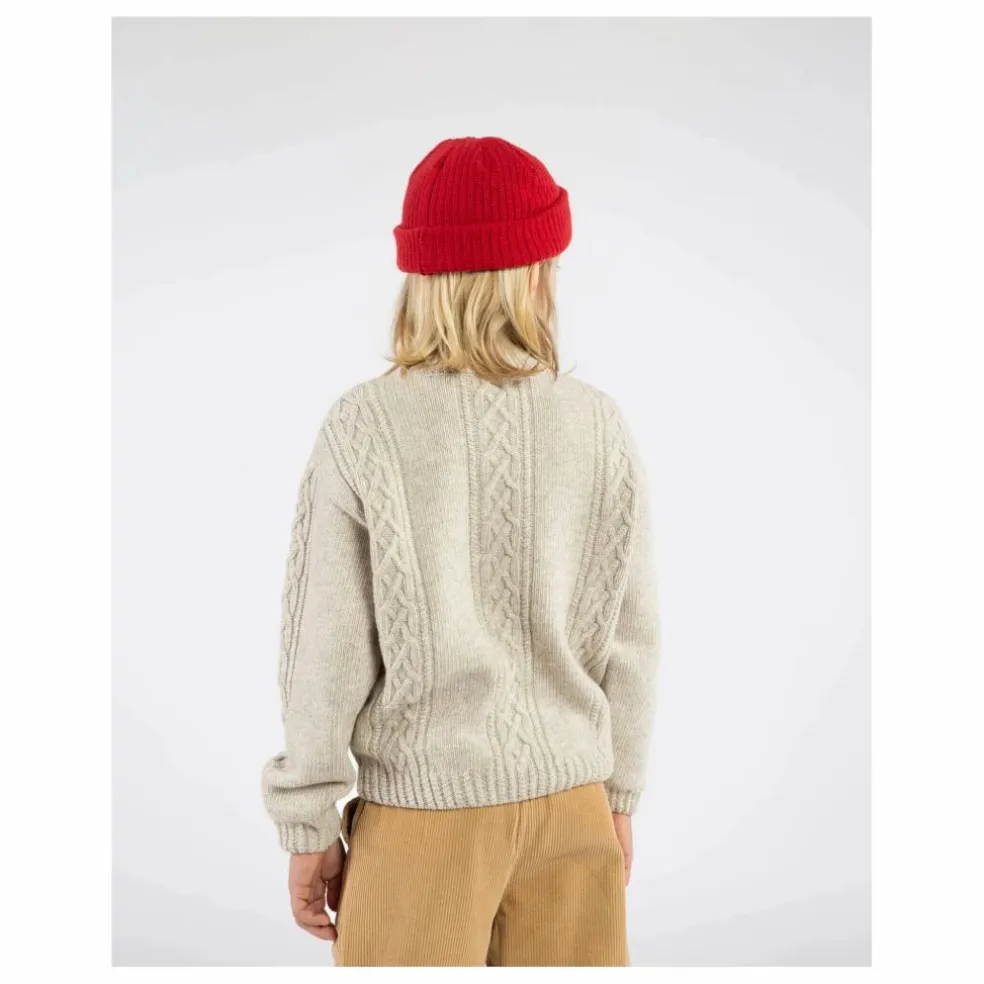 Pull Torsadé Laine | Grège