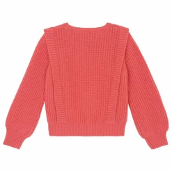 Pull Torsades Laine | Corail