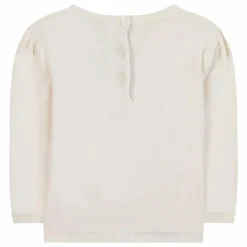 Pull Vollants Laine | Nacre