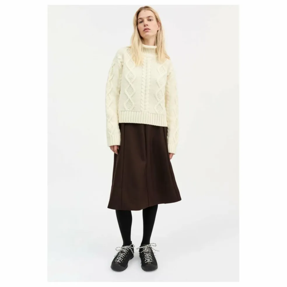 Pull White Sun Laine Mérinos | Ecru