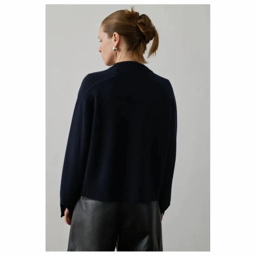 Pull Will Laine Mérinos | Bleu marine