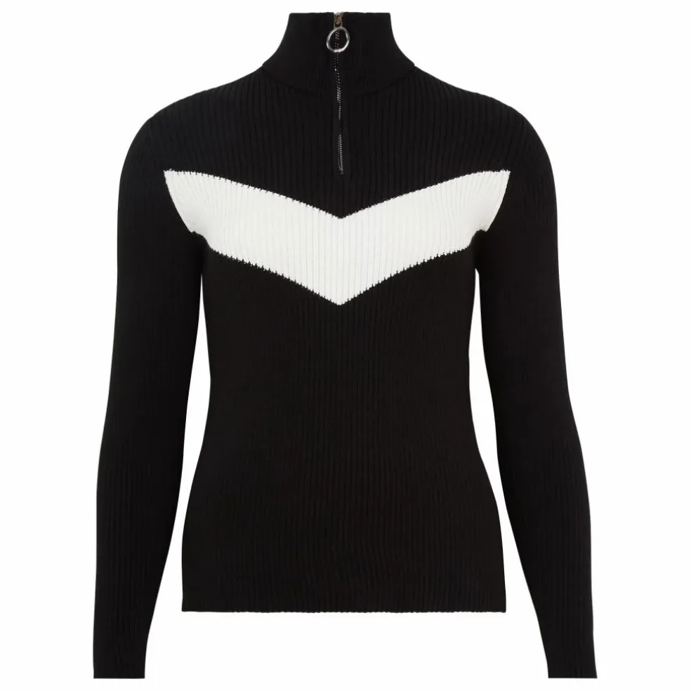 Pull Zippé Andromède | Noir