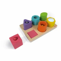 Puzzle 6 cubes sensoriels en bois