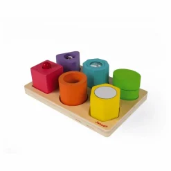 Puzzle 6 cubes sensoriels en bois