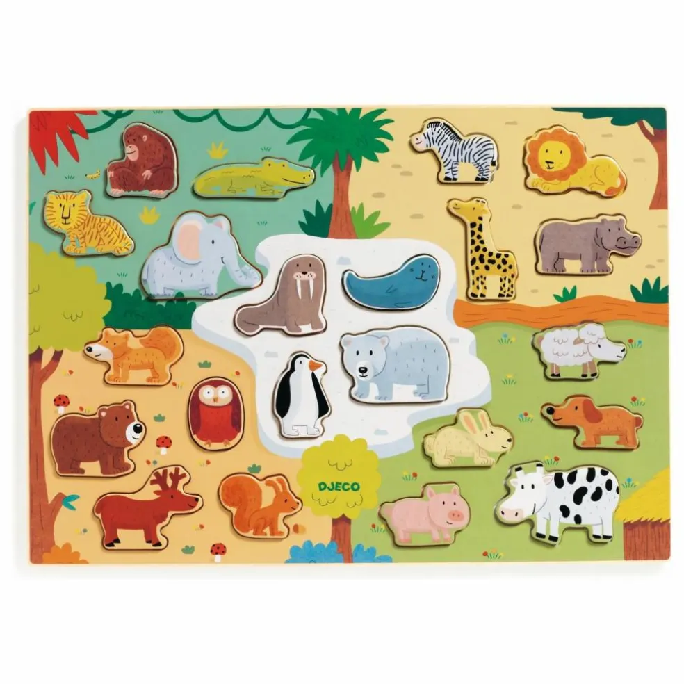 Puzzle Animaux - 22 pièces