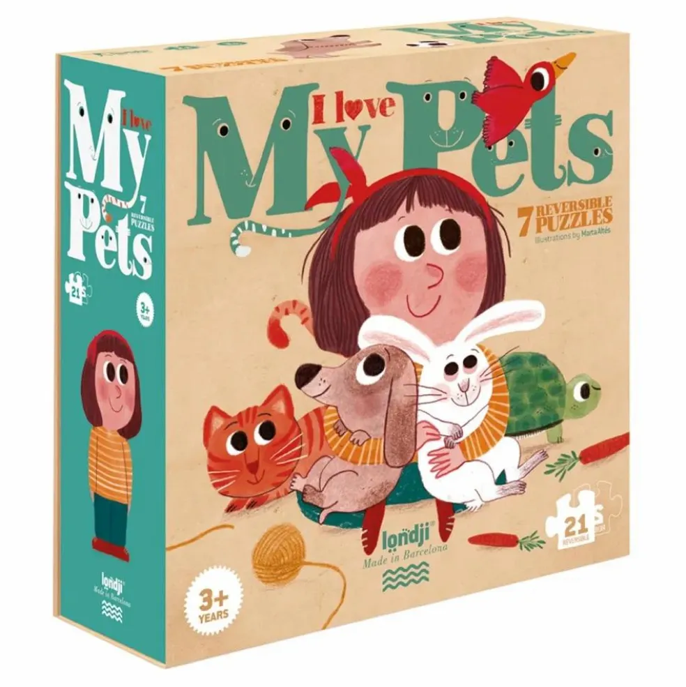 Puzzle animaux I love my pets