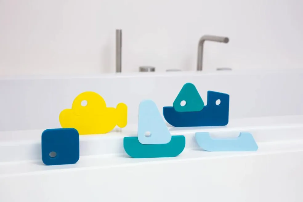 Puzzle de bain Voiliers | Bleu