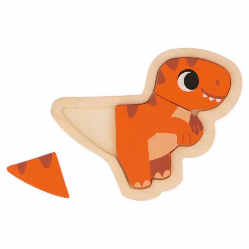 Puzzle Dino - set de 4