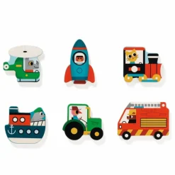 Puzzle en bois Vroum