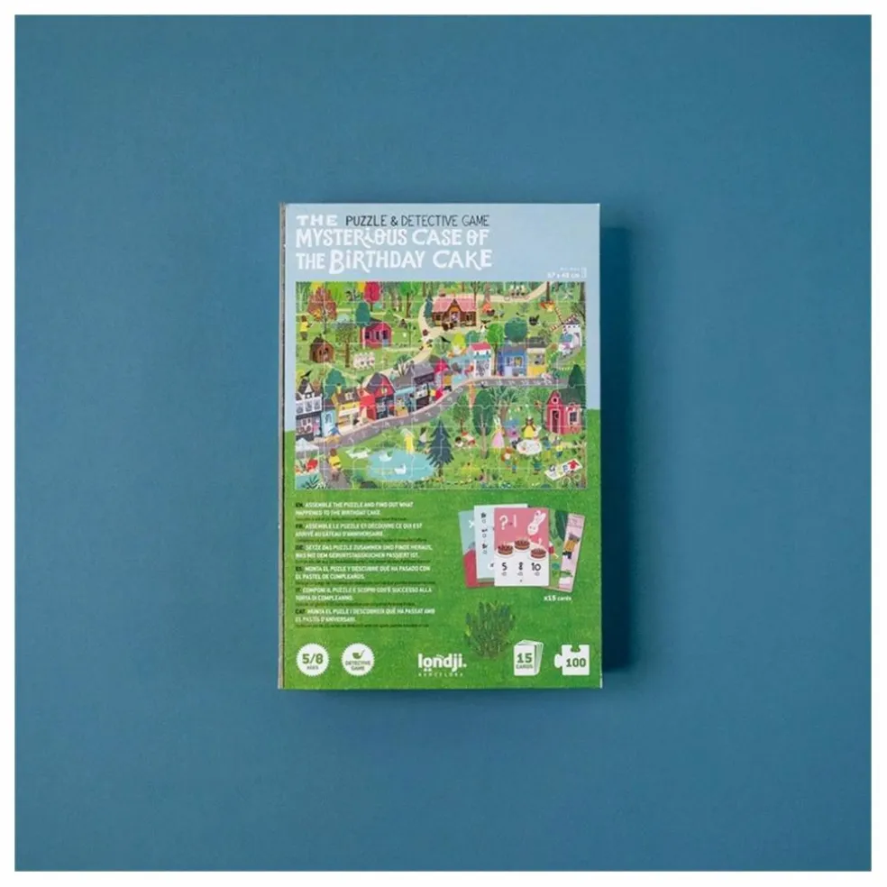 Puzzle et jeu de détective Birthday - 100 pièces