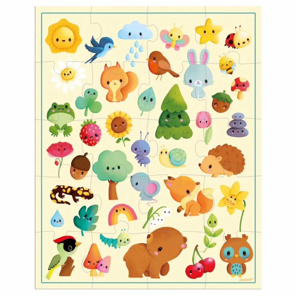 Puzzle Imagier de la nature - 20 Pièces